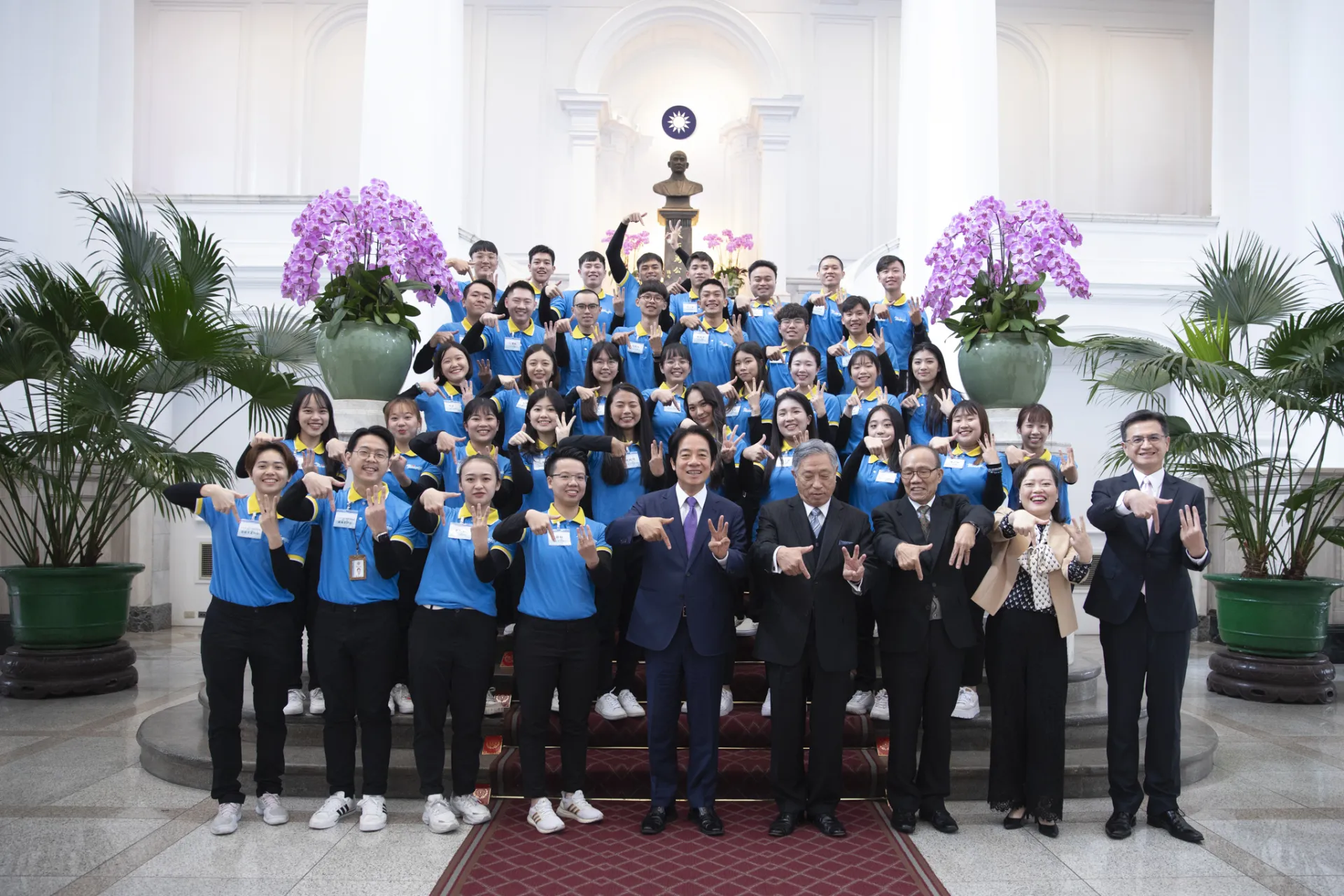 接見青年大使　副總統鼓勵年輕人多到海外交流　盼臺灣與各國持續建立更緊密合作