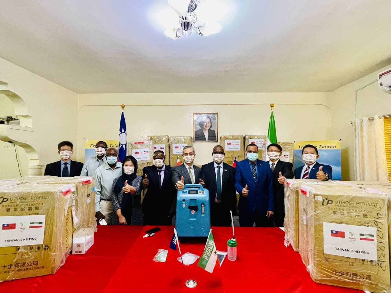 Taiwan donates oxygen generators to Somaliland