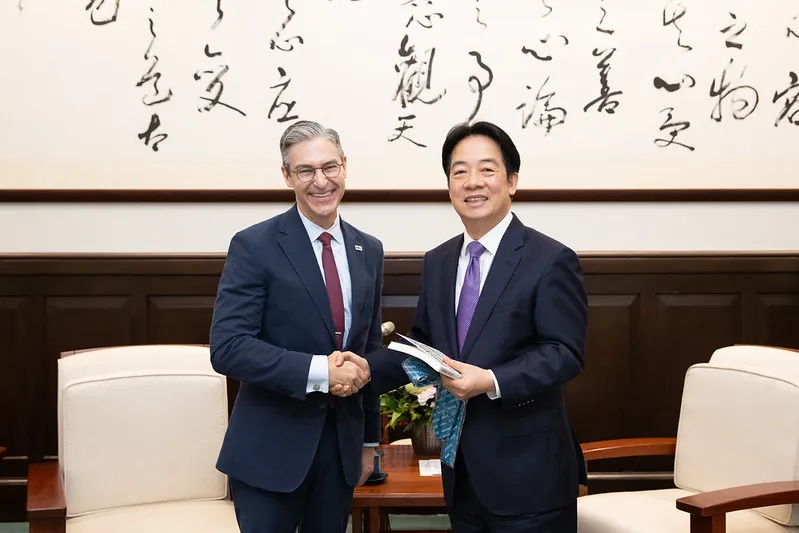 總統接見美國「國家民主基金會」(NED)訪問團