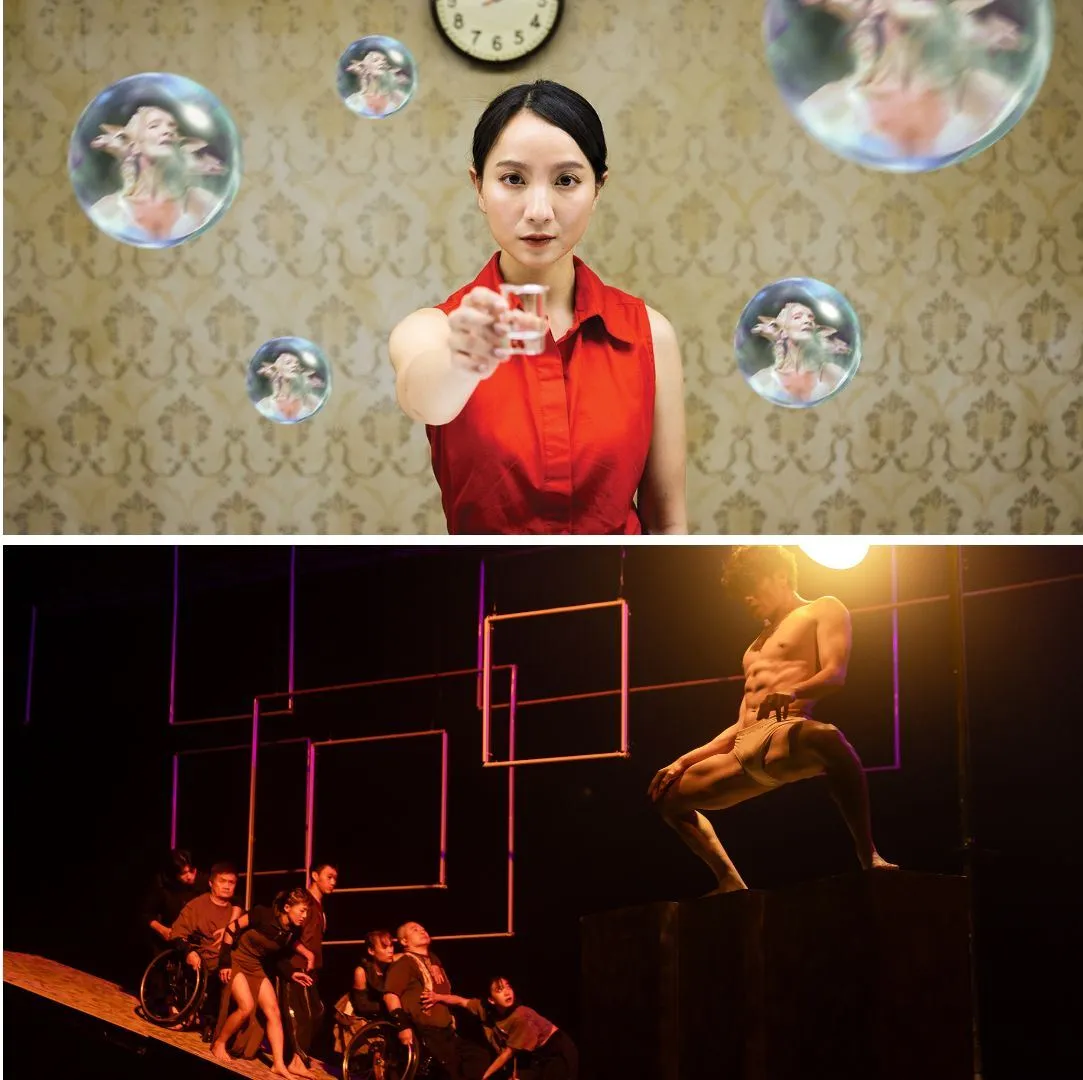 床劇團沉浸式作品《之間》(上)及滯留島舞蹈劇場舞作《永動城市》(下)雙雙入選2026年ISPA紐約年會新作提案單元（團隊提供）
