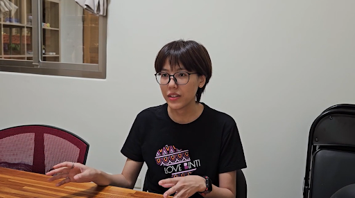 愛女孩國際關懷協會創辦人楊怡庭。攝影-江翊慈