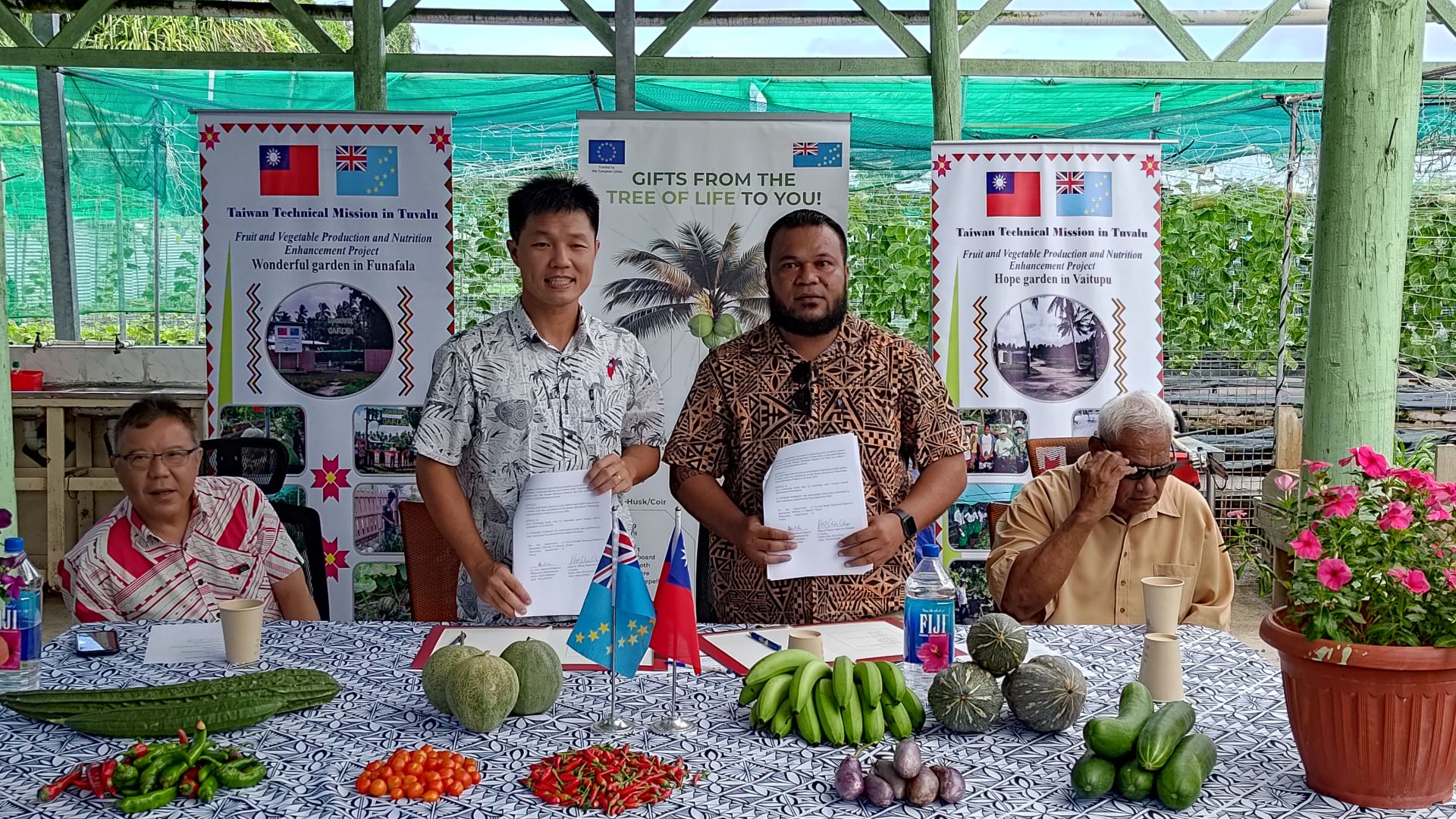 Taiwan and EU Join Forces — TaiwanICDF Supports Smart Agriculture in Tuvalu