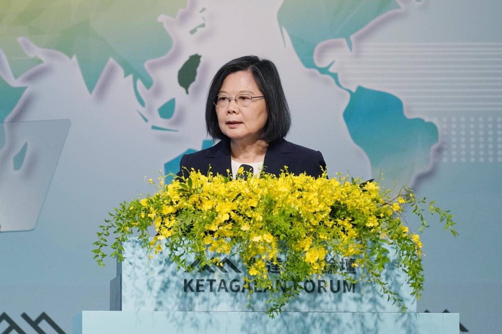 President Tsai delivers remarks at the opening of the Ketagalan Forum: 2023 Indo-Pacific Security Dialogue.