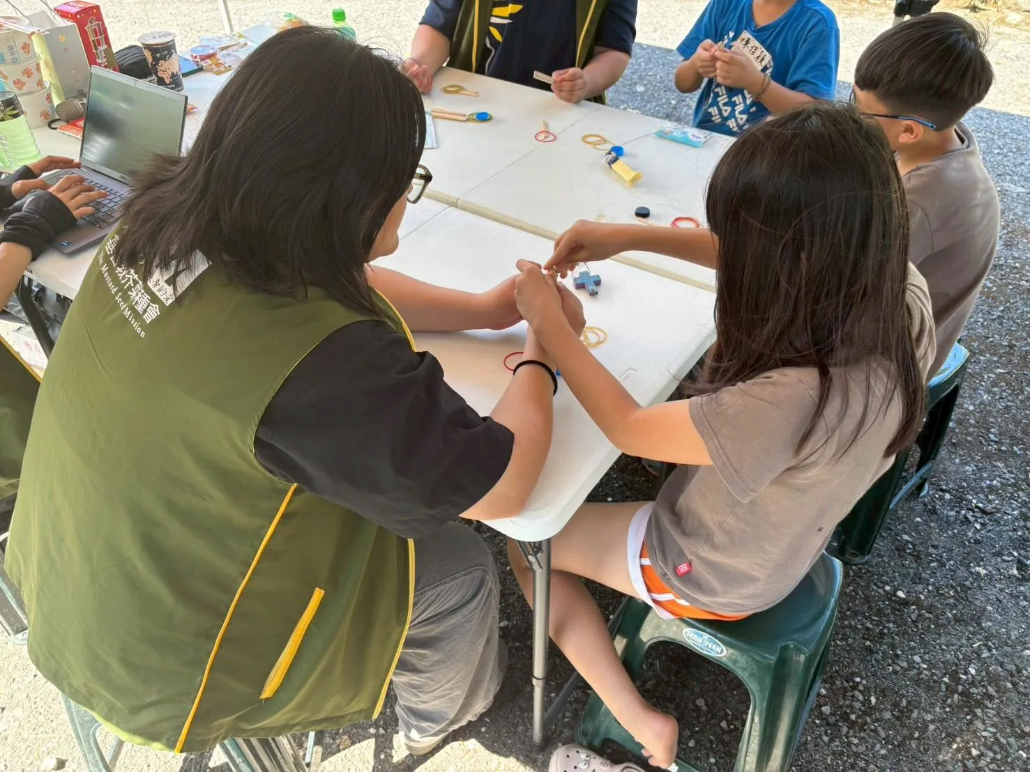 基督教芥菜種會關心災後孩童心靈復原與教育需要，成立兒少關懷據點。(基督教芥菜種會提供)