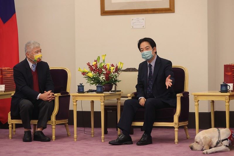 副總統接見社團法人台灣導盲犬協會成員，並致詞