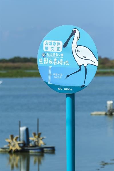 台江國家公園營造生態友善棲地。