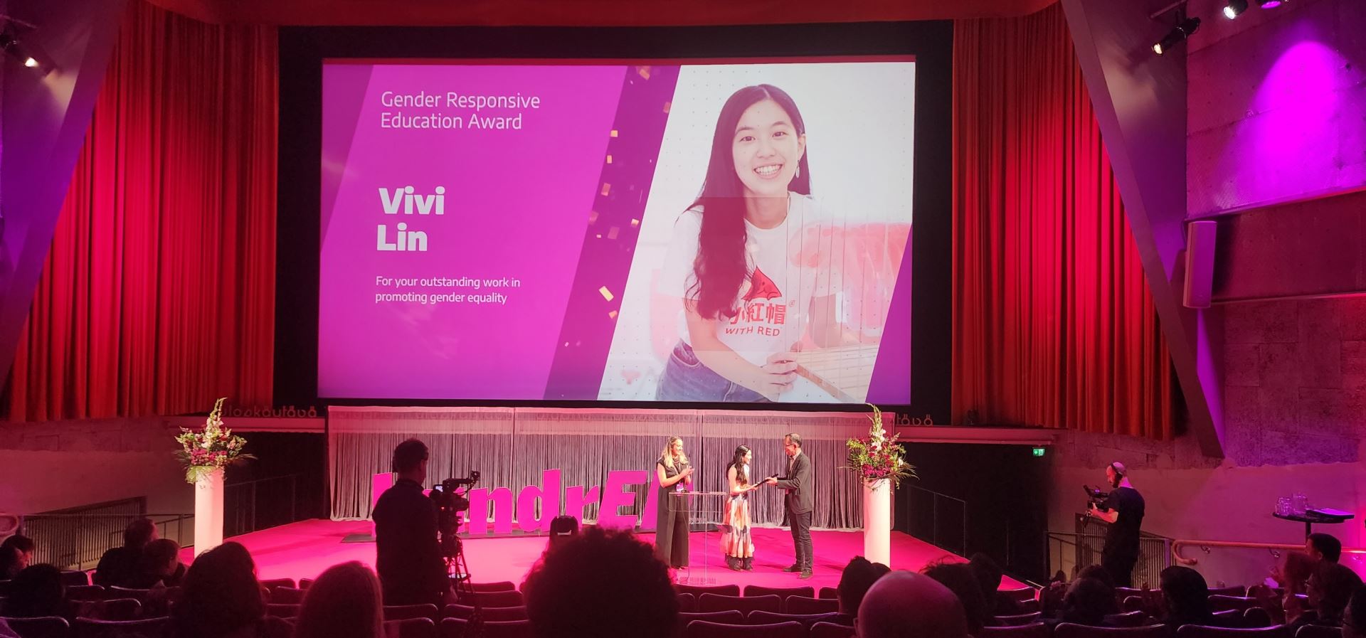 全球小紅帽協會創辦人林薇獲頒「2023國際性別平等教育獎」(Gender Responsive Education Award)
