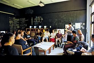 Students are encouraged to think outside the box at the Graduate Institute of Transdisciplinary Arts at National Taipei University of the Arts. (Photo courtesy of National Taipei University of the Arts)