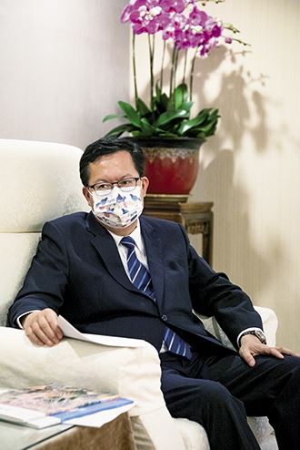 Taoyuan Mayor Cheng Wen-tsan (Photo by Pang Chia-shan)