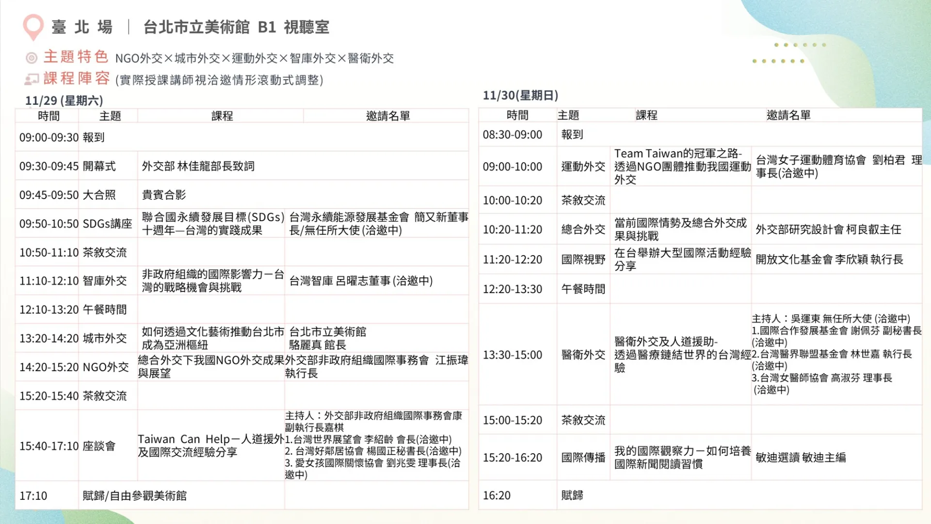  114年NGO國際事務人才培訓班議程-台北場