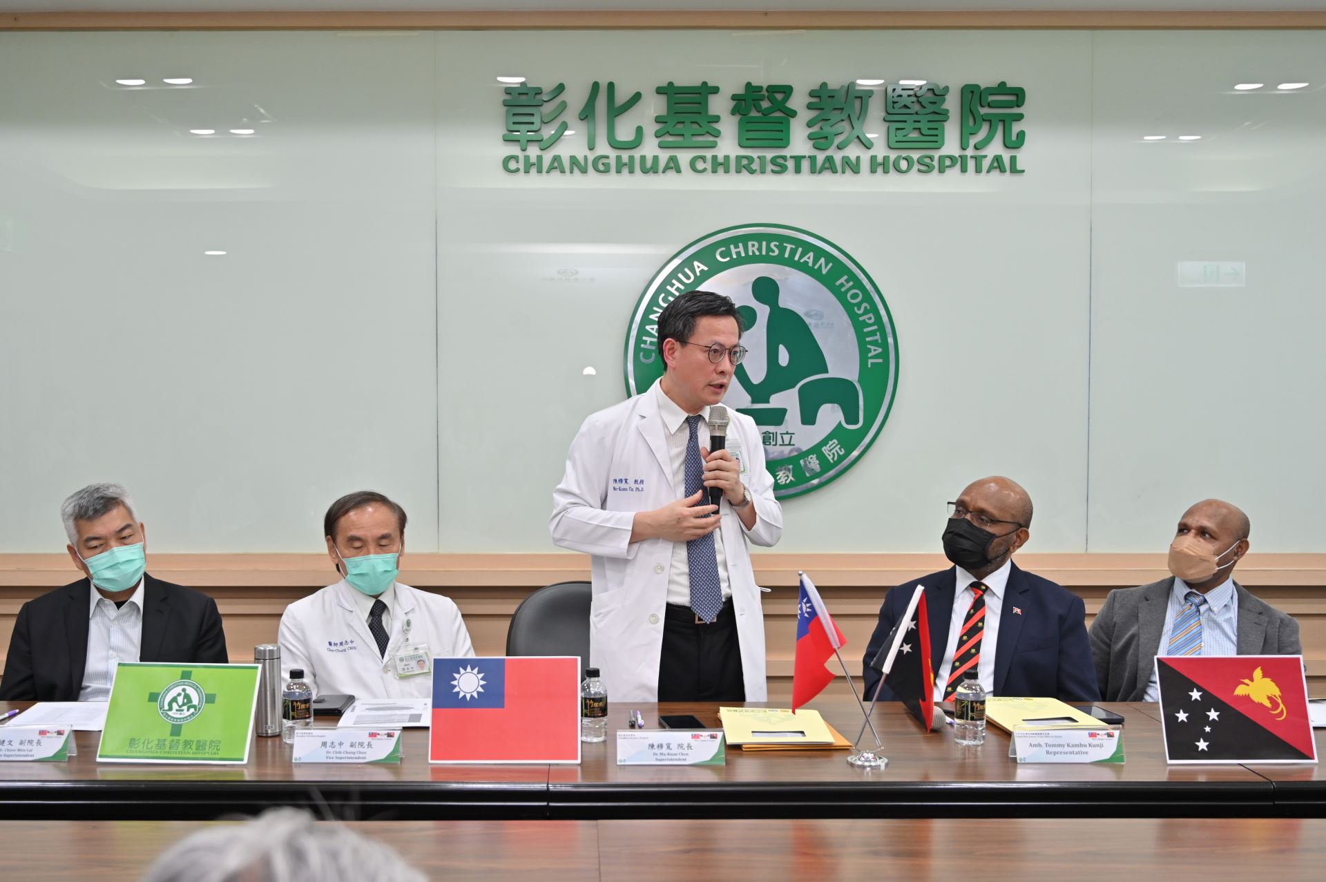 彰基院長陳穆寬教授致歡迎詞