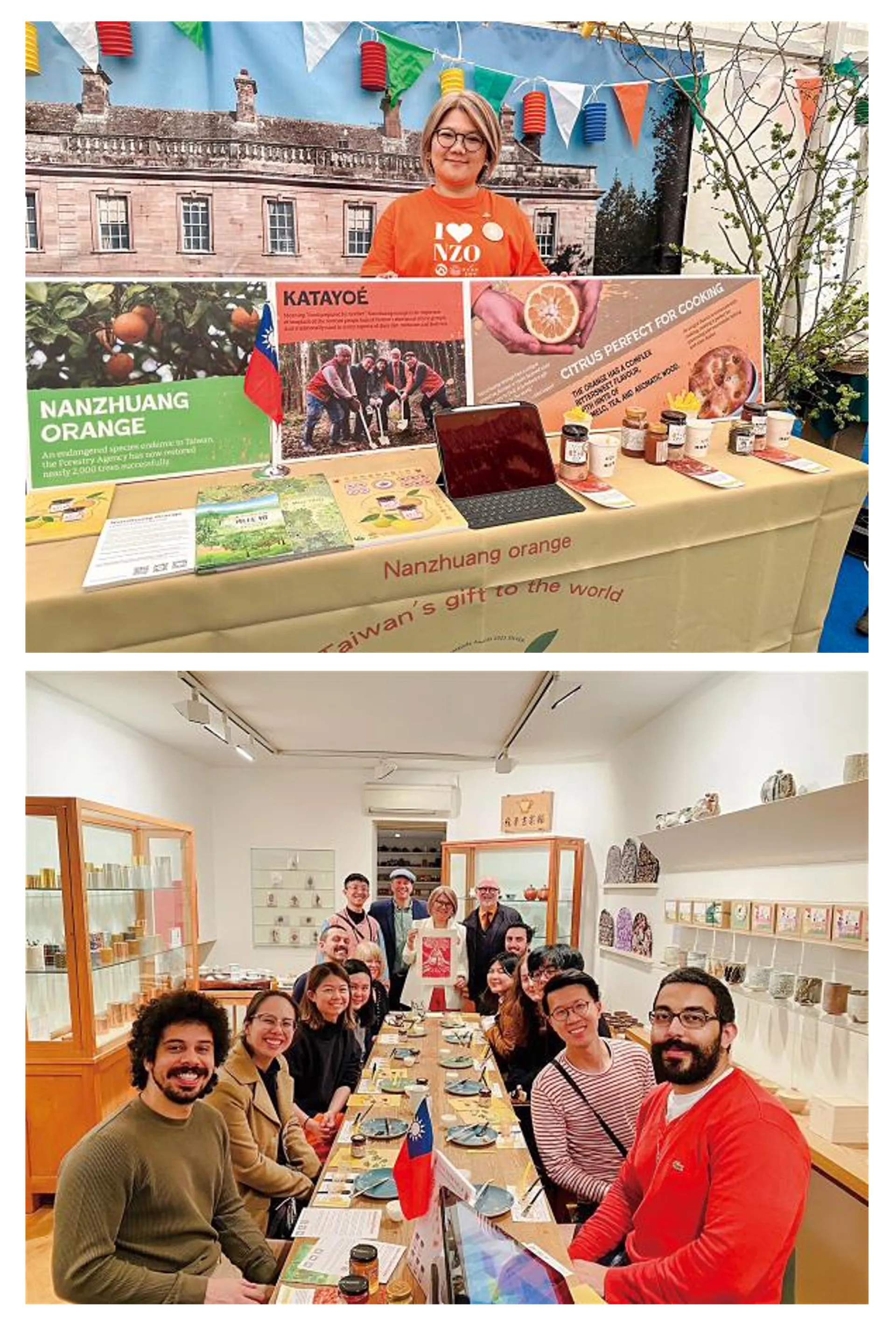 柯亞把台灣的南庄橙果醬帶到國際，與世界分享，也打開了地方農產與全球風味記憶的對話。（柯亞提供）