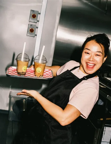 「如果我可以為自己的國家貢獻什麼，用美食引起對台灣的關注，這是最平易近人的方式。」陳家柔說。