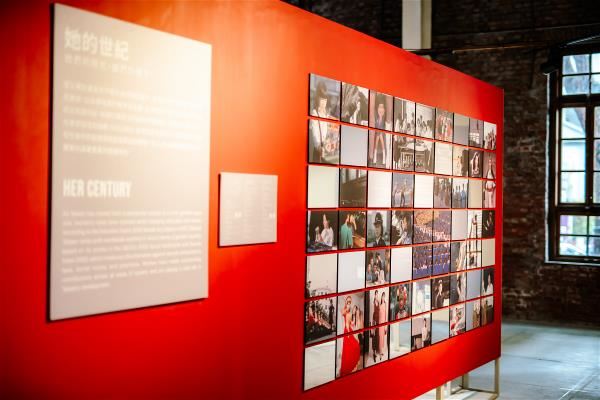 「她的世紀」展區展現台灣不同世代女性在各領域的堅韌躍進與多元風采。
