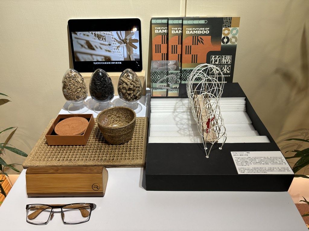 新竹展區主打科技竹,要以當代科技讓竹子翻身因應氣候挑戰。攝影:廖靜蕙
