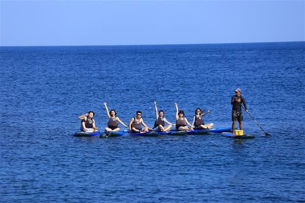 小琉球擁有清澈的海域,SUP、獨木舟、浮潛等海上活動深受旅客喜愛。