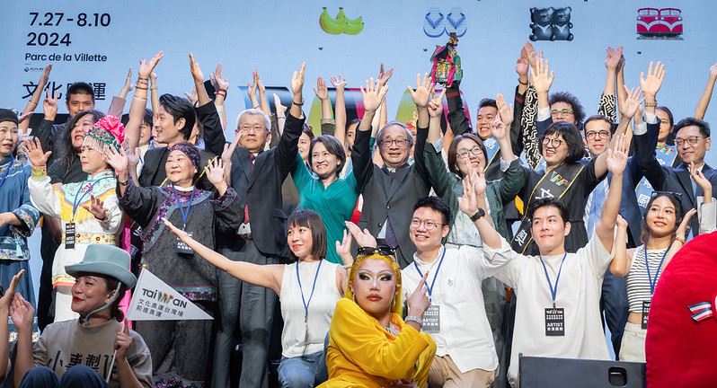 蕭美琴副總統6月26日上午出席「文化奧運台灣場 前進奧運記者會」