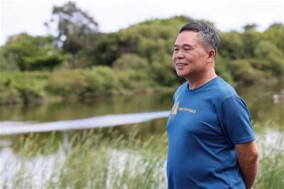 林正芳長期研究頭城搶孤、民俗傳承，也是老街歷史保存運動的重要參與者。