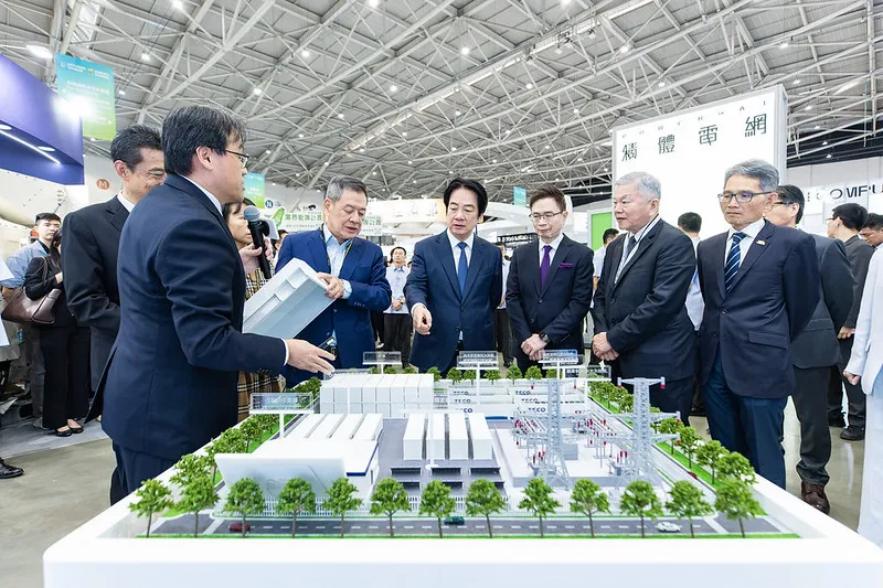 賴清德總統10月14日上午出席「2026台灣國際淨零永續展與台灣國際智慧能源週」開幕典禮