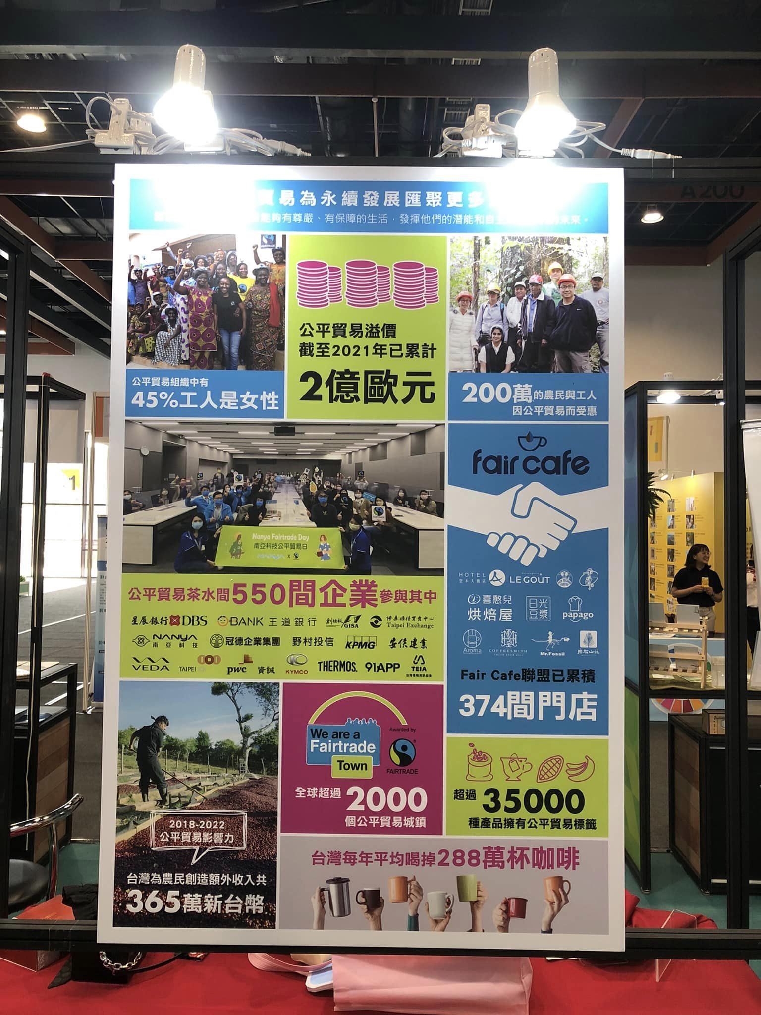 社團法人台灣公平貿易推廣協會參加「2023亞太永續博覽會 SDGs Asia」