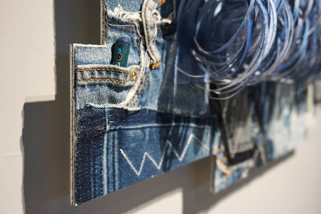 藝術家劉文瑄的作品「鬍子有臉」。上圖圖片來源:明日製作所提供,攝影:周嘉慧。下圖攝影:陳立炘
