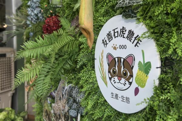 獲頒友善石虎農作標章的農地,為石虎保留友善棲地環境。