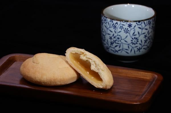 裕珍馨5.0版的奶油酥餅，從餅皮製程研發蜂巢狀餅皮，不易破碎。