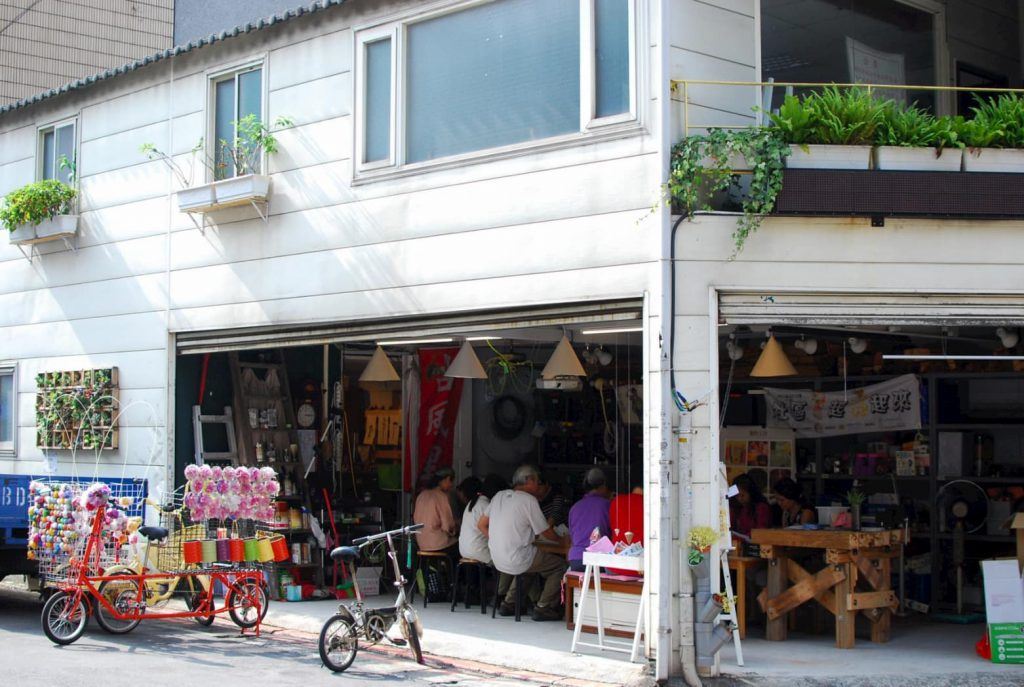 古風小白屋採開放空間的設計，回應社區成員修繕的需求（照片來源：社區力點線面）