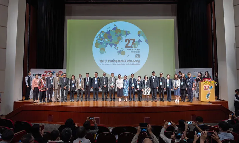 蕭美琴副總統昨（27）日上午出席「第27屆亞洲智能障礙聯盟大會開幕式」