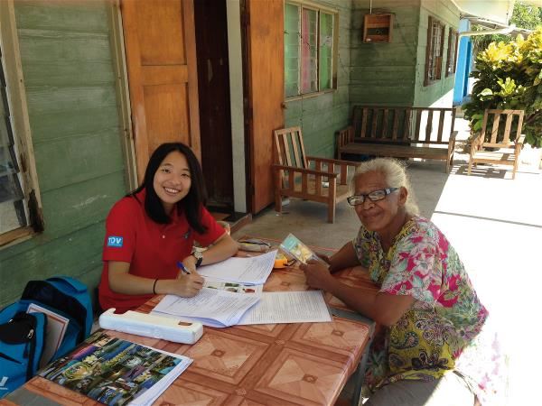 Peggy Liao took part in an Asia–Pacific horticulture project run by TaiwanICDF. As part of the project, she visited Nauru to conduct interviews and a survey.