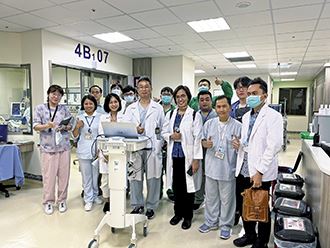 Professionals from NRCPH visit NTUH for training. (Courtesy of NTUH's International Medical Service Center)