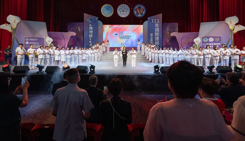 總統出席「113年國際護師節聯合慶祝大會」