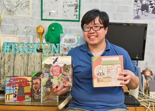 大玩桌遊執行長楊東岳擅長異業結盟,讓桌遊訴說想法,成為行銷媒介。
