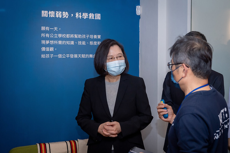 President Tsai Visit Education CoLab.